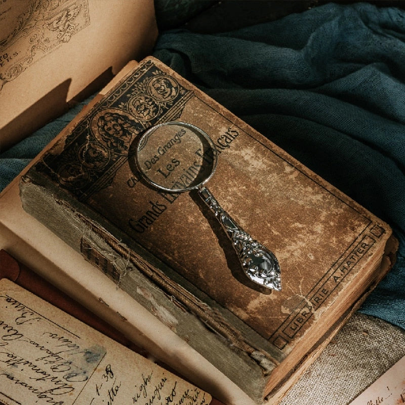 Vintage Magnifier Science Decor