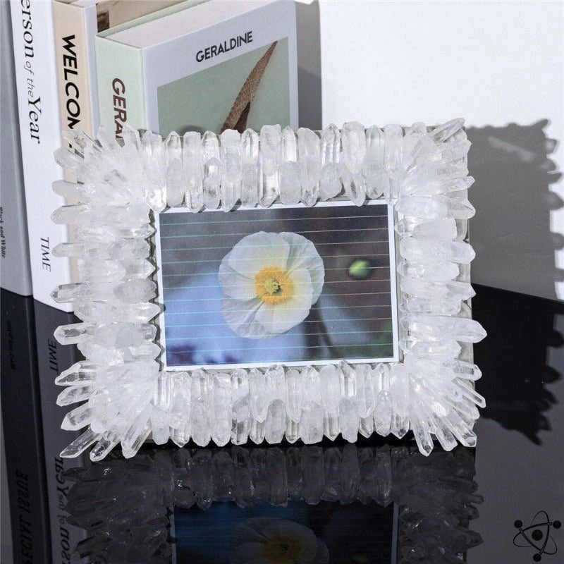 White Crystal Photo Frame Science Decor