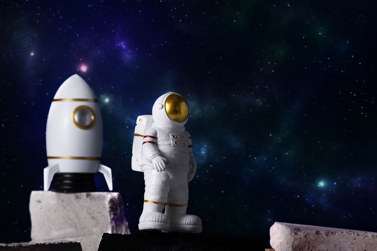 Statuette Astronaute Salière Poivrière - Décoration Cuisine Originale En Résine - Support Pour Bouteilles D'épices - Design Moderne Et Amusant