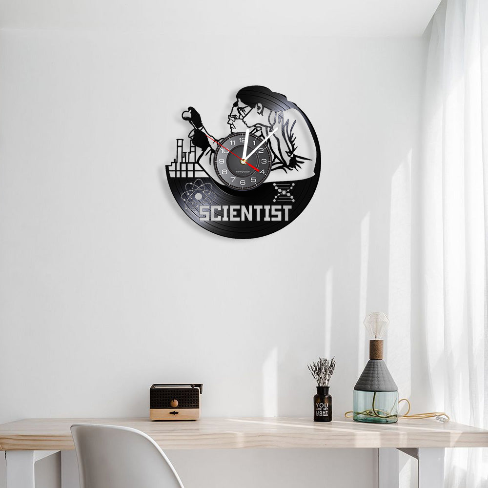 Wall Clock Science Decor