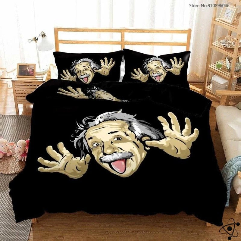 Albert Einstein Duvet Cover | Science Decor