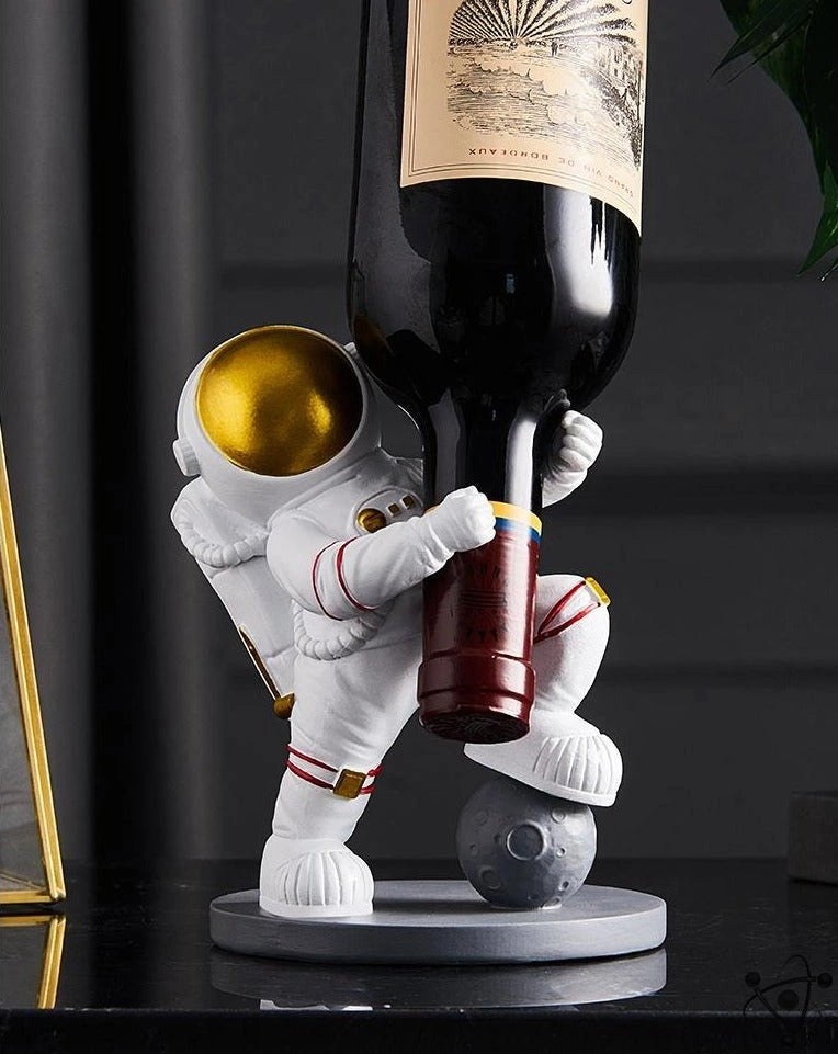 Astronaut Bottle Holder Science Decor