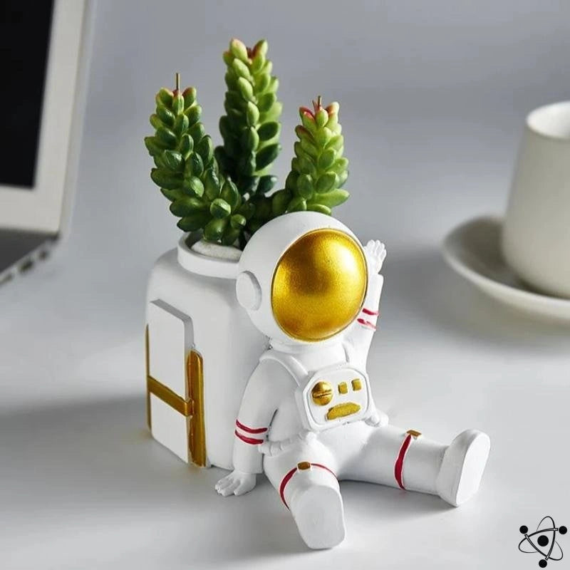 Astronaut Succulents Pot Science Decor