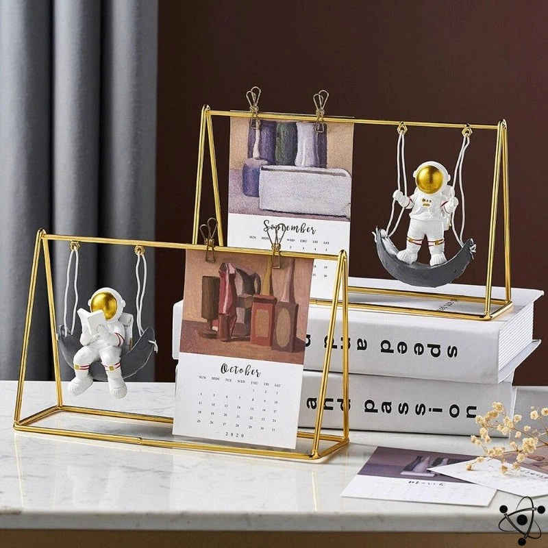 Astronauts Perpetual Calendar Science Decor