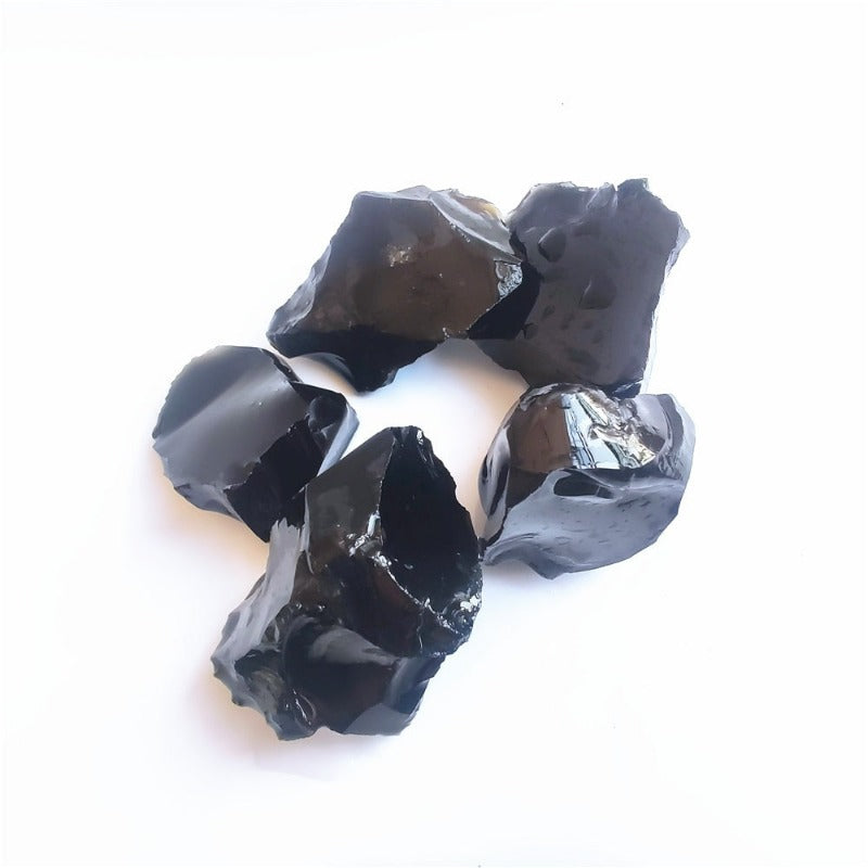Black Obsidian Quartz Stones Science Decor