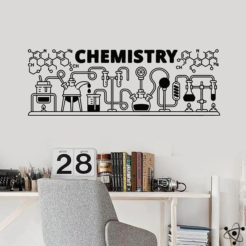 Chemistry Sticker Science Decor