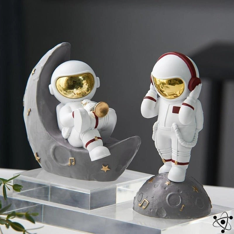 Figurine Astronauts Musicians Science Decor
