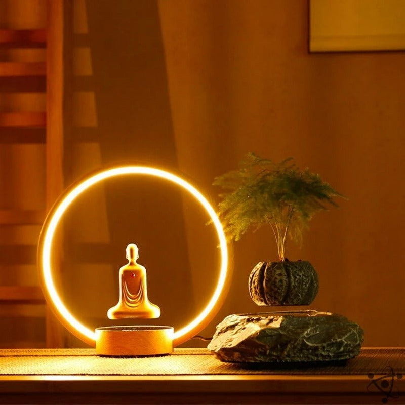 Floating Buddha LED Lamp Science Decor