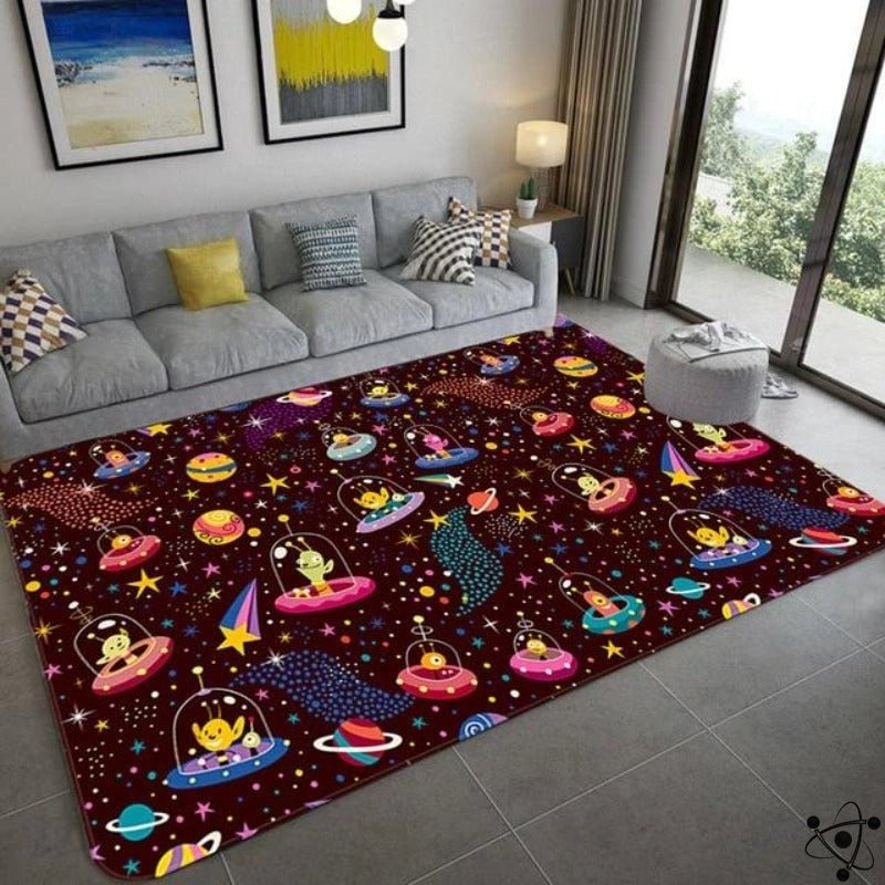 Flying Saucer Carpet | Science Decor