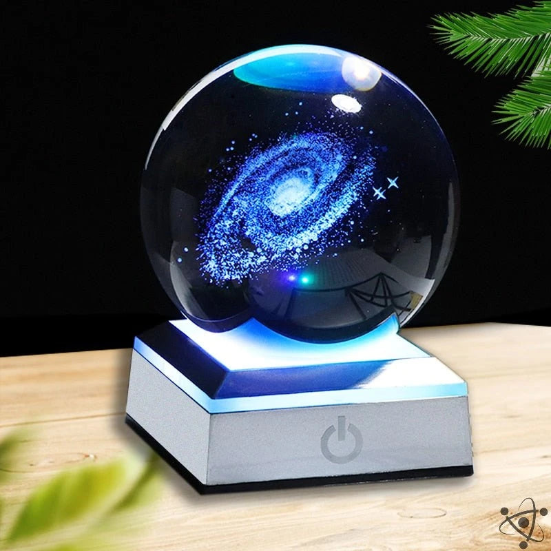 Galaxy Crystal Sphere Science Decor