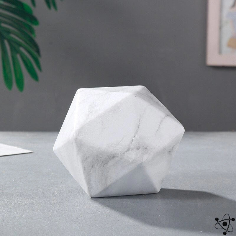 Icosahedron Sculpture Science Decor