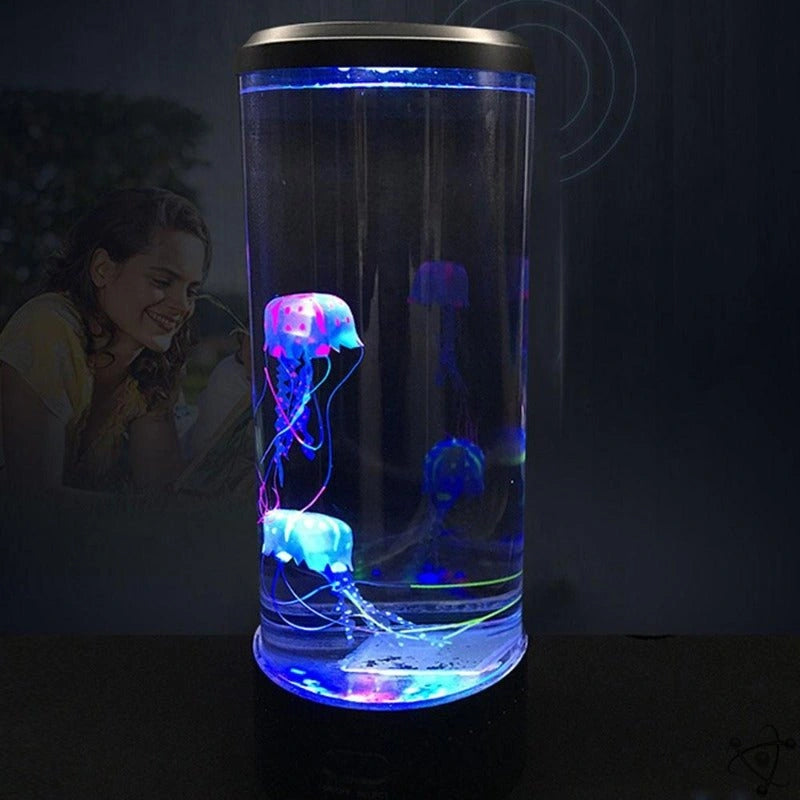 Jellyfish Aquarium Night Light Science Decor