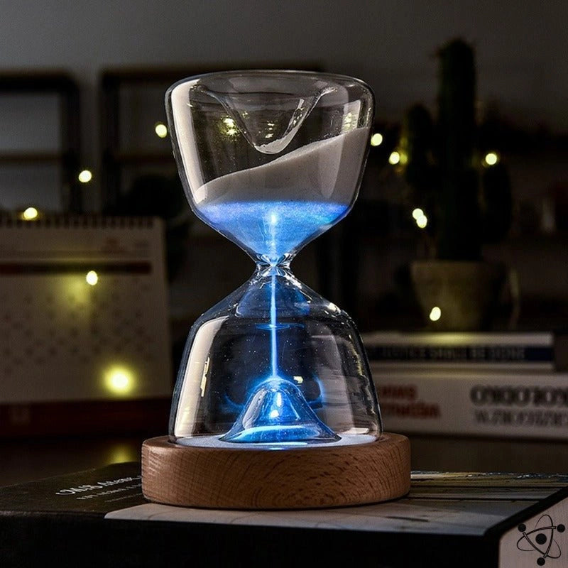 Luminous Hourglass Science Decor