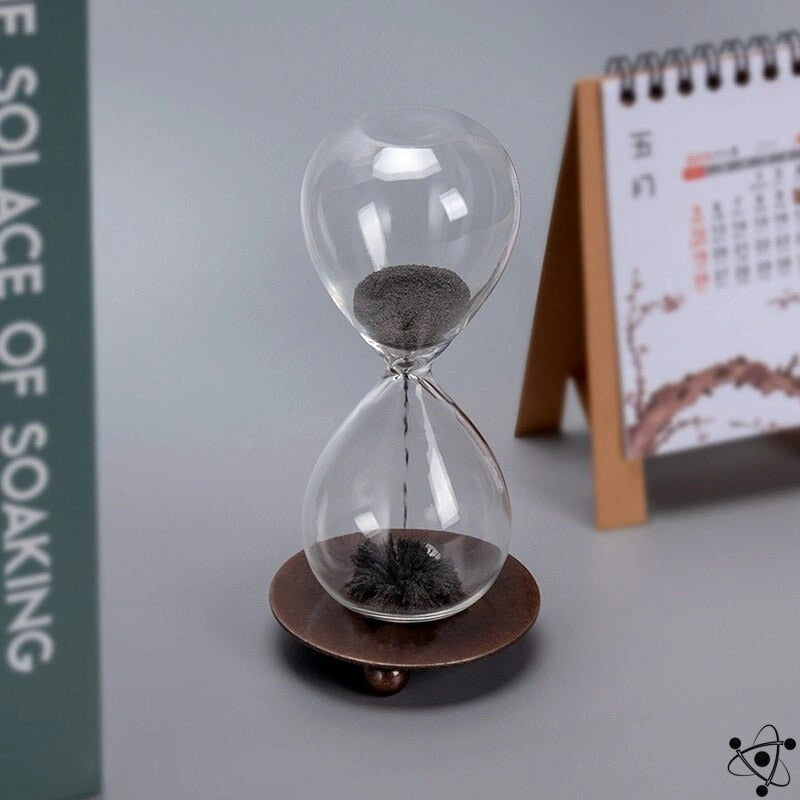 Magnetic Hourglass Copper Base Science Decor
