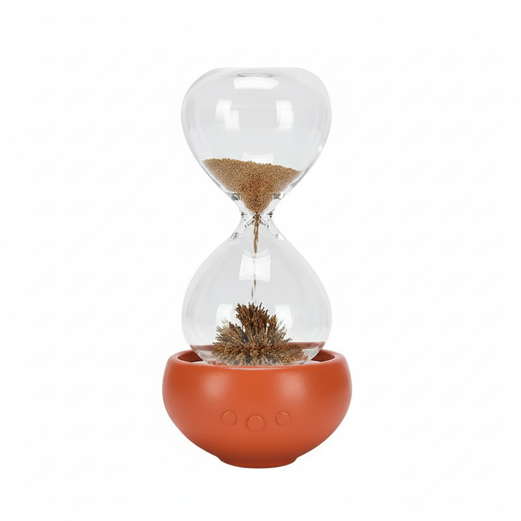 Magnetic Hourglass Fun Science Decor