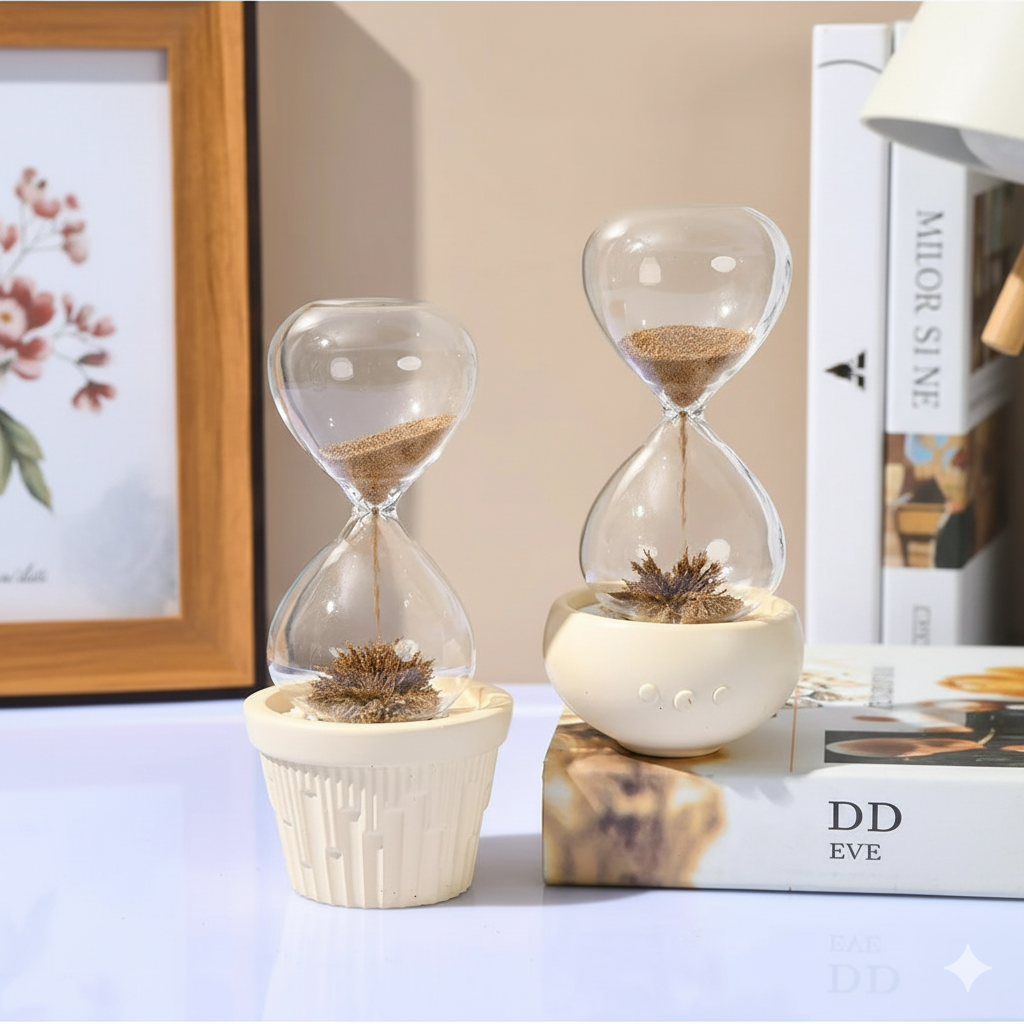 Magnetic Hourglass Fun Science Decor
