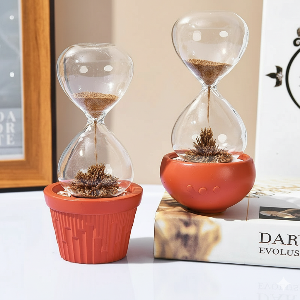Magnetic Hourglass Fun Science Decor