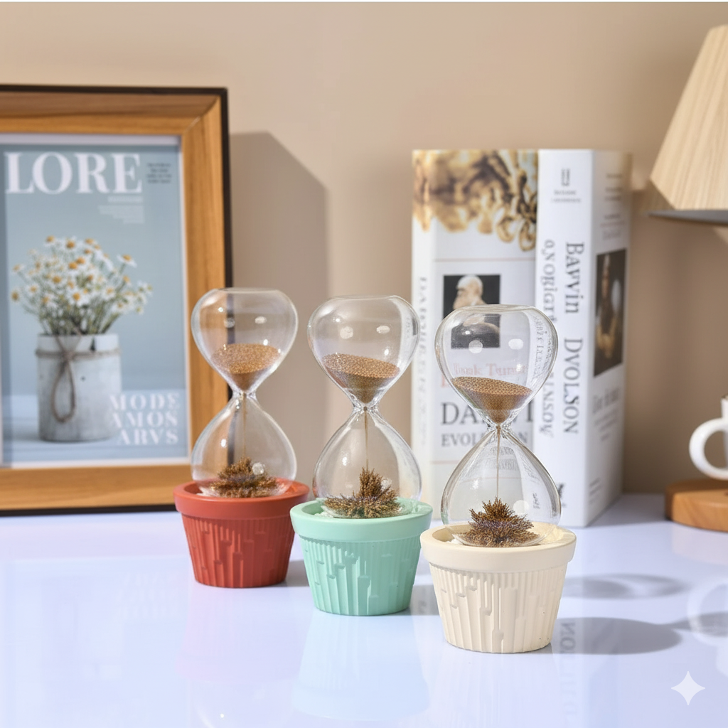 Magnetic Hourglass Fun Science Decor