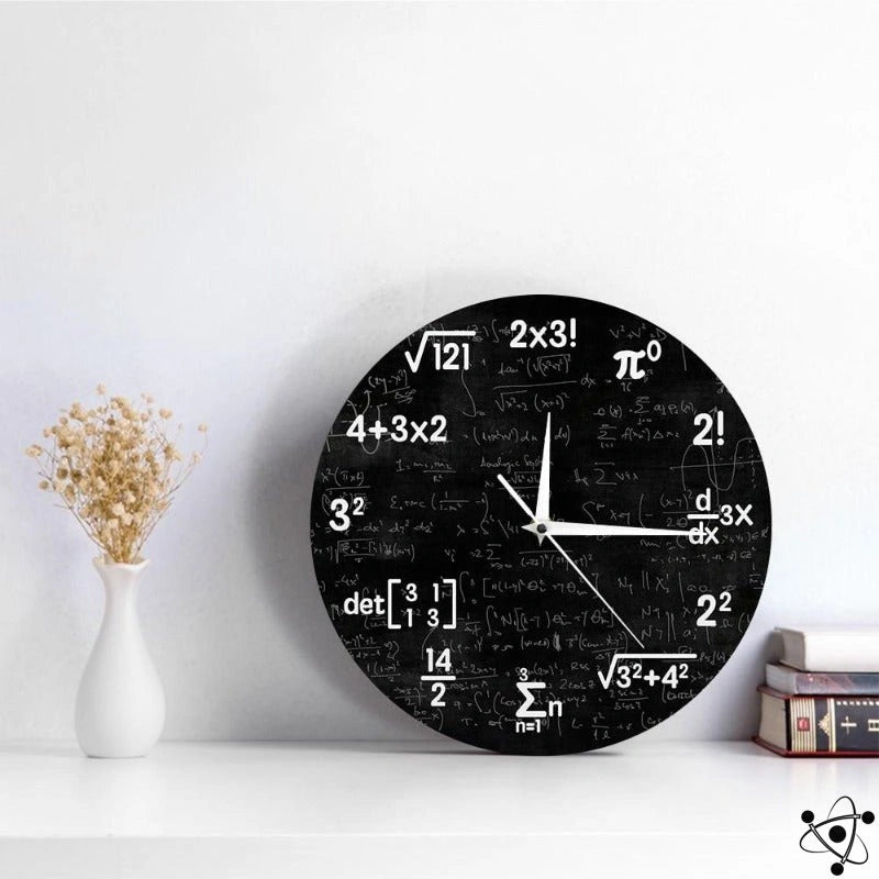 Mathematical Original Wall Clock Science Decor