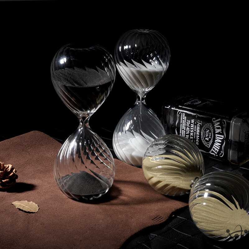 Moire Ripple 30 Minutes Hourglass Science Decor
