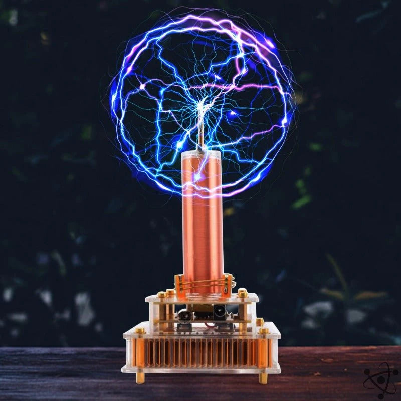Musical Tesla Coil  With Acrylic Shell Science Decor