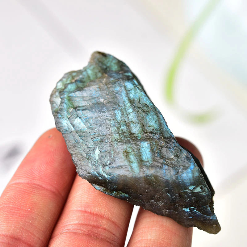 Natural Labradorite Raw Stone Science Decor