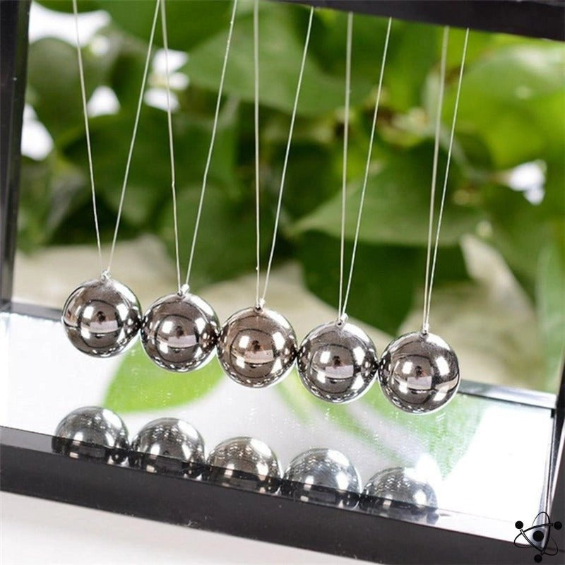 Newton's Pendulum Mirror Science Decor