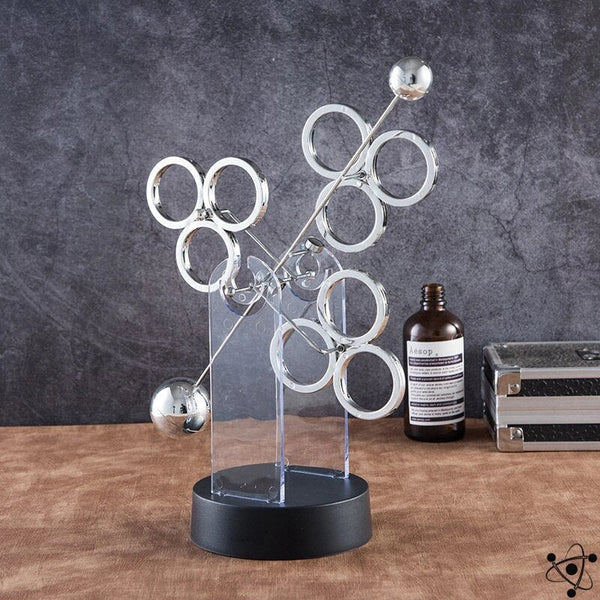3 Rings Science Newton's Three Ring Pendulum | Science Decor