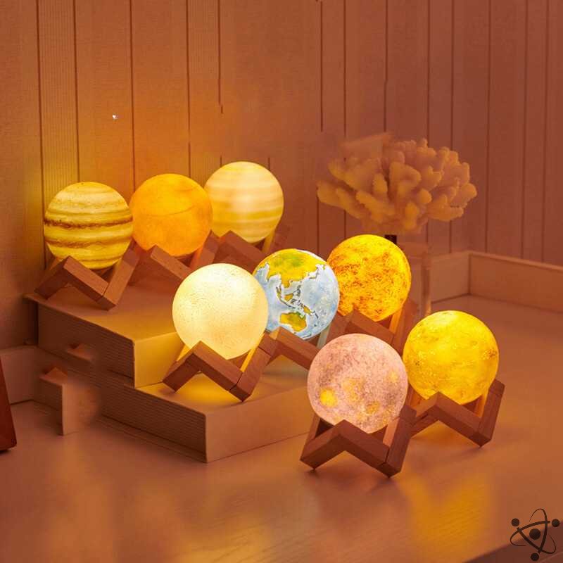 Night Light Box Planet Solar System Science Decor