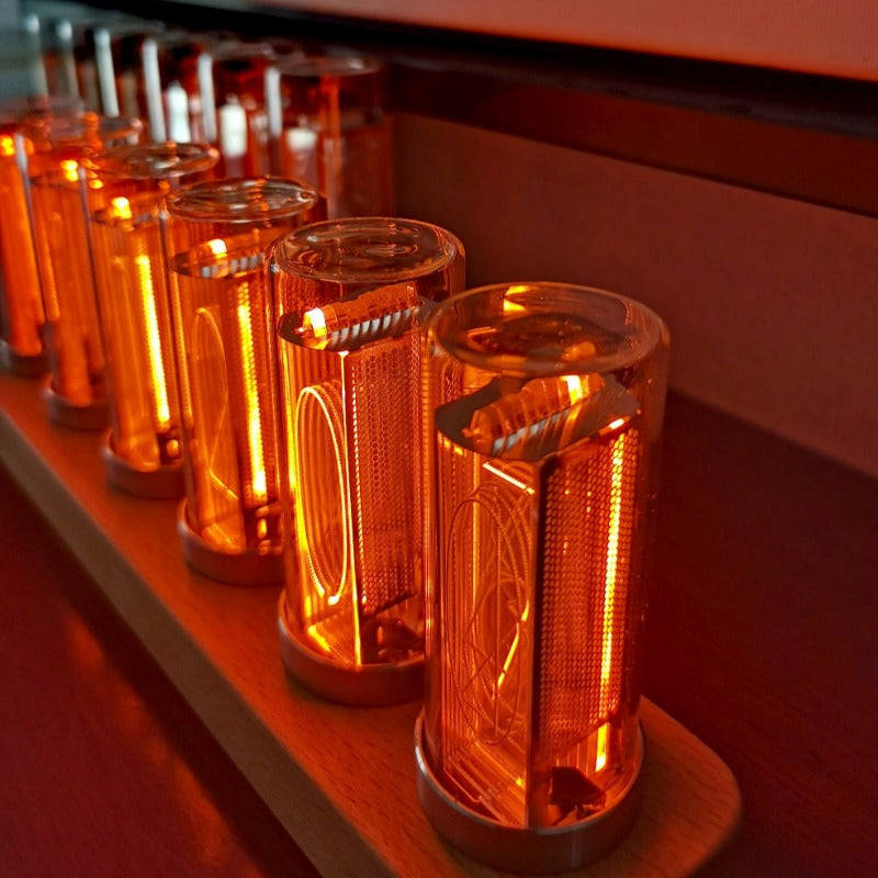 Nixie Tube Clock Glow LED Science Decor