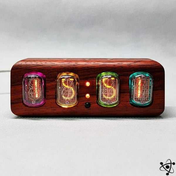Nixie Tube Clock Walnut | Science Decor