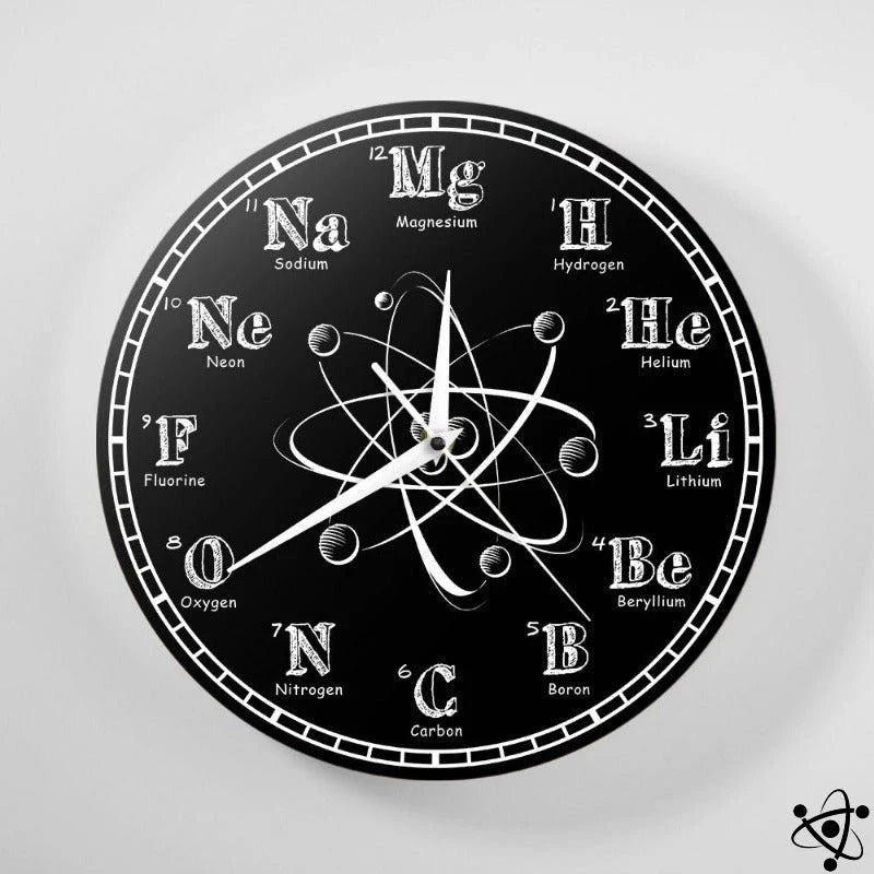 Original Wall Clock Atomic Science Decor