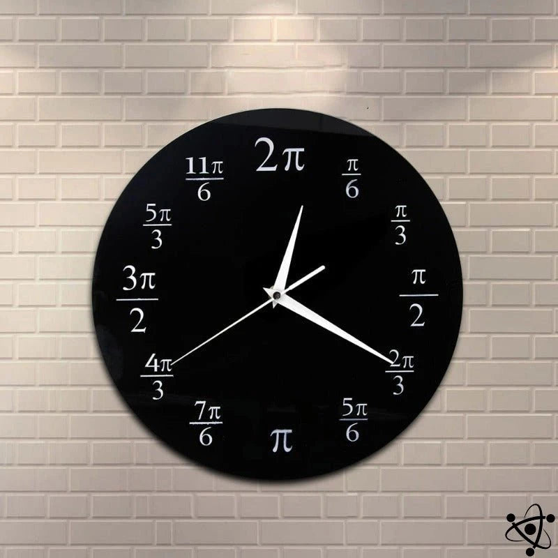 Original Wall Clock Formulas Pi Science Decor