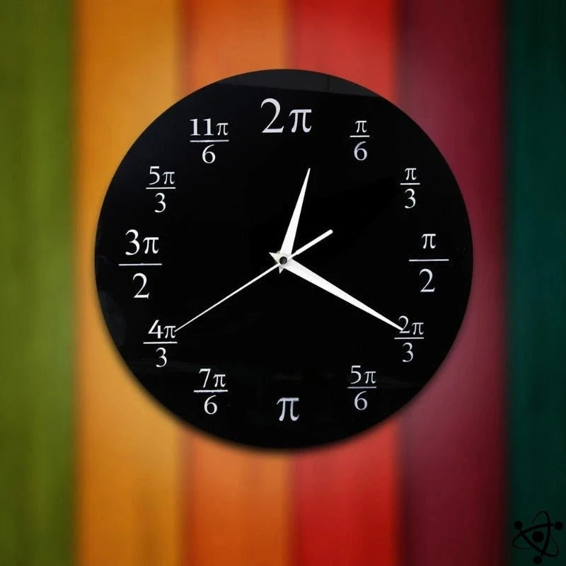 Original Wall Clock Formulas Pi Science Decor
