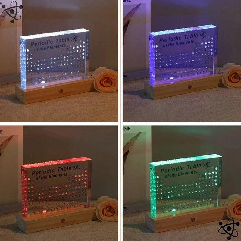 Periodic Table Of Elements Lamp Science Decor