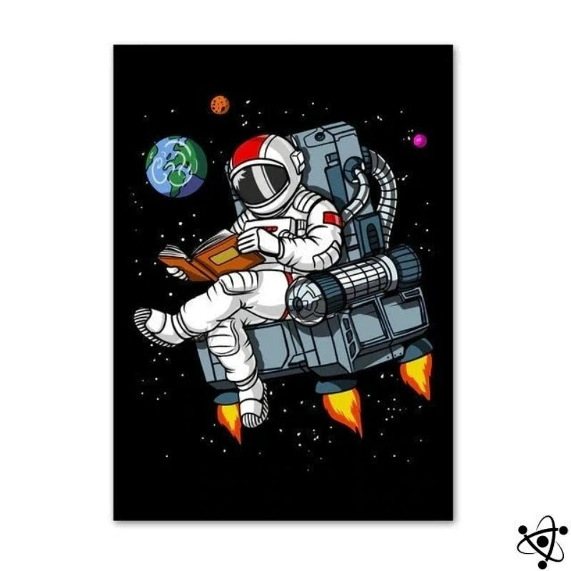Poster Astronaut The Intellectual Of Space Science Decor