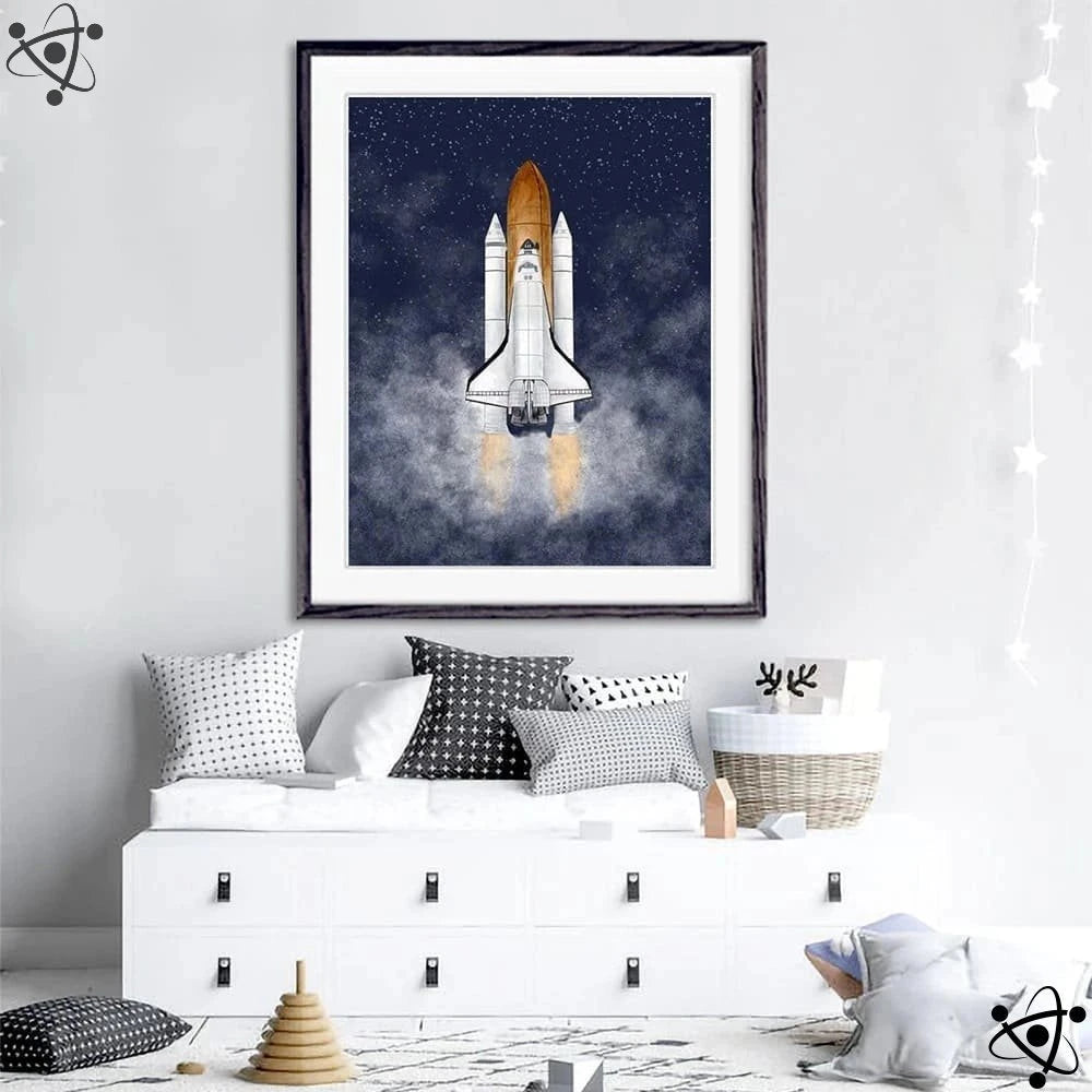 Poster Canvas Spatial Shuttle Science Decor