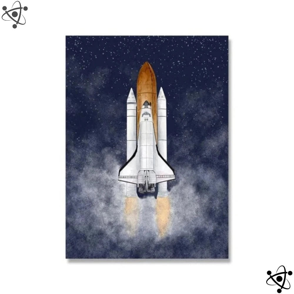 Poster Canvas Spatial Shuttle Science Decor