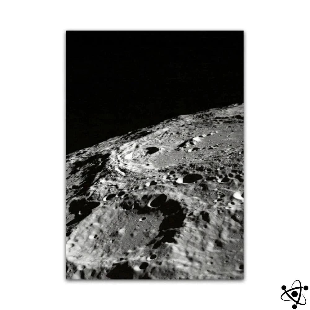 Poster Photo Of The Surface Of The Moon Science Decor