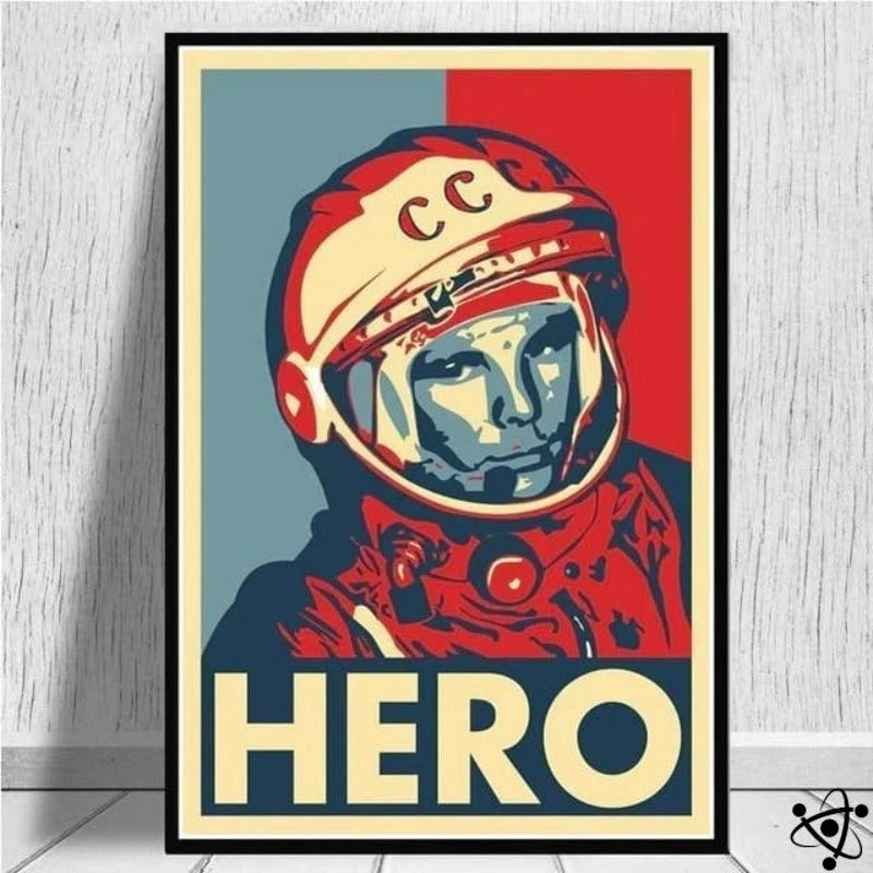 Poster The First Hero Of Space Science Decor
