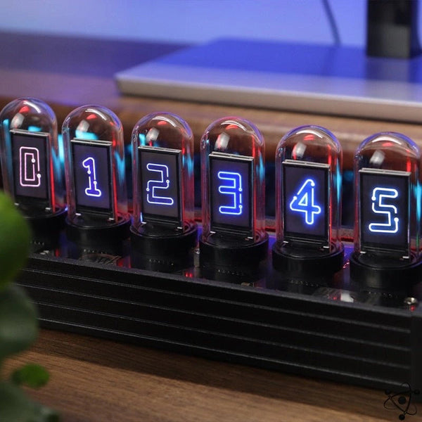 RGB Digital Nixie Clock | Science Decor