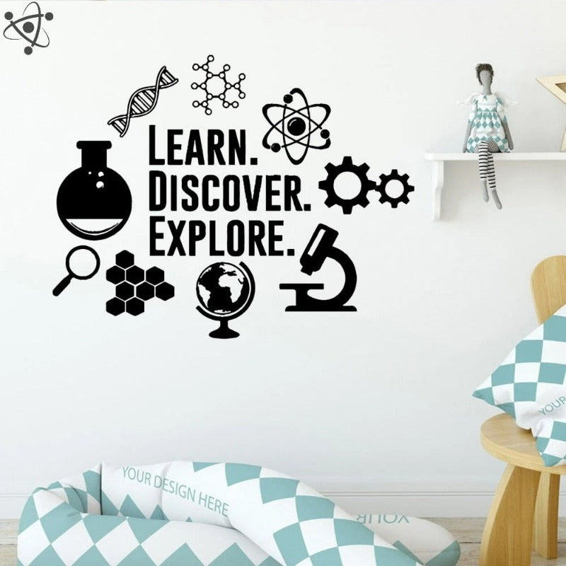 Science Exploration Wall stickers Science Decor