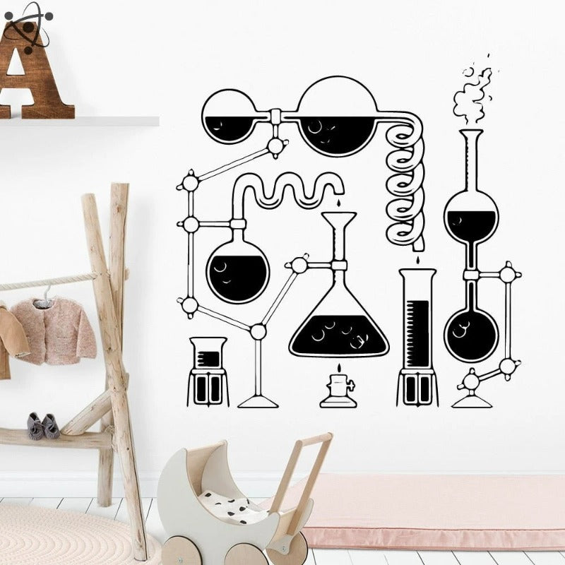 Science Tools Wall Sticker Science Decor