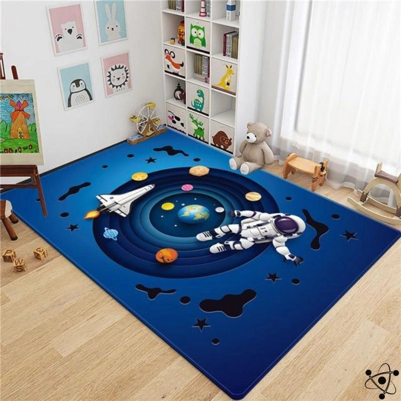 Sun Hugging Earth Mini Rug Carpet Mat - NASA top Scientist / Astronaut Aerospace Gift