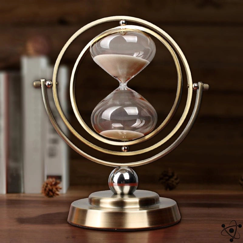 Spherical Hourglass Science Decor