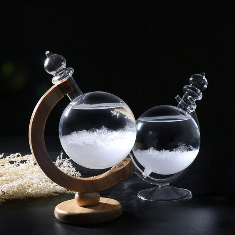 Storm Glass Globe Science Decor
