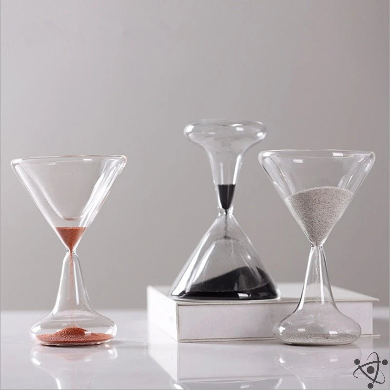 Wineglass Hourglass Science Decor